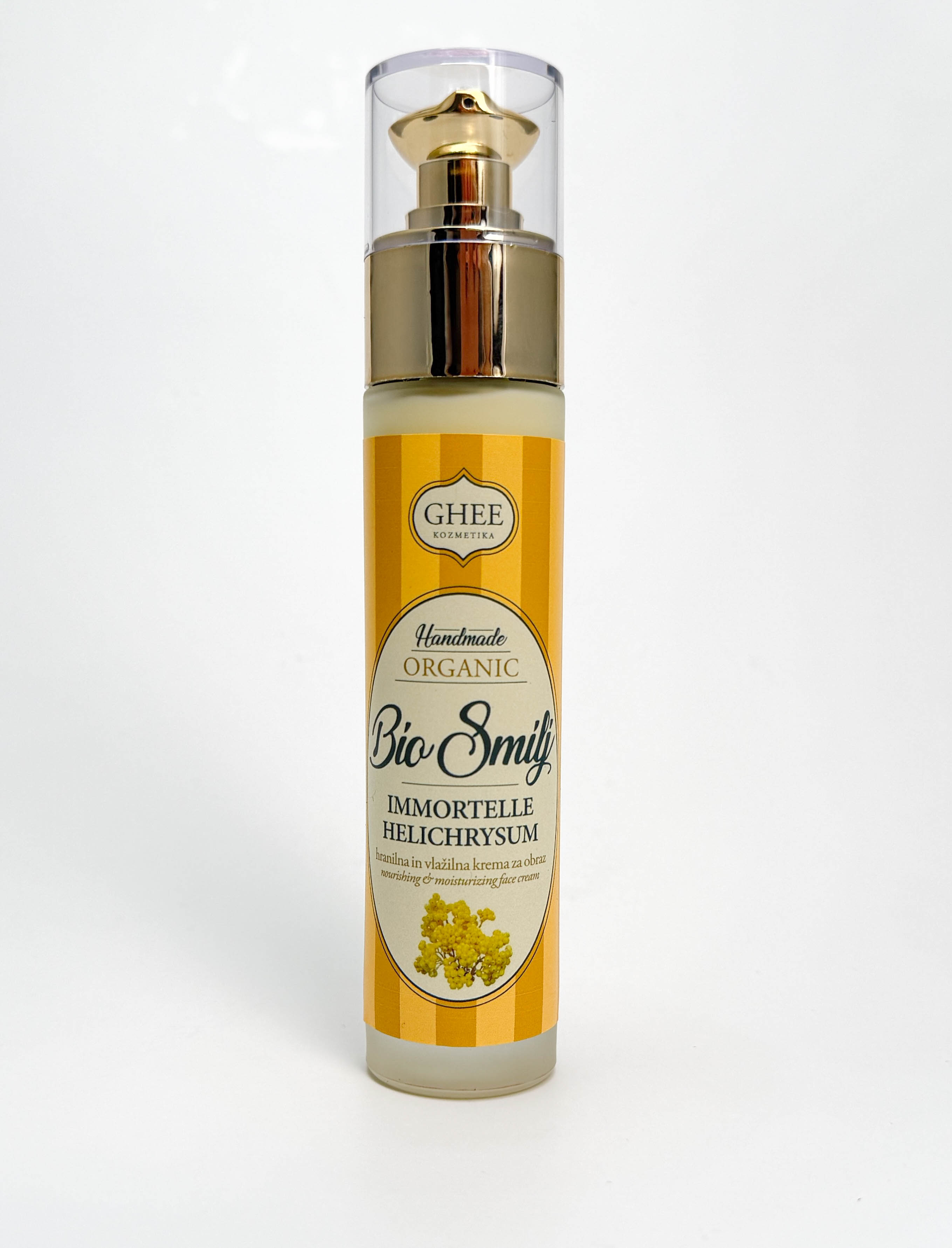 BIO SMILJ ALI IMMORTELLE HELICHRYSUM - HRANILNO VLAŽILNA KREMA ZA OBRAZ 50ml